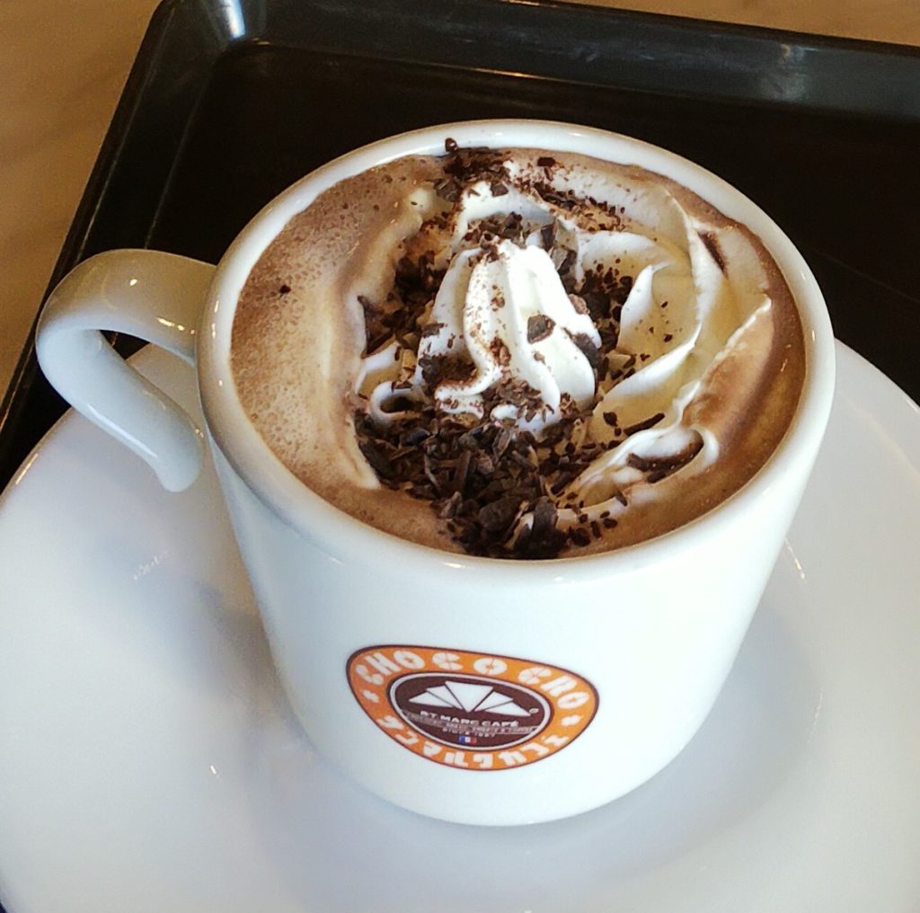 サンマルクカフェのチョコチップクリームココア