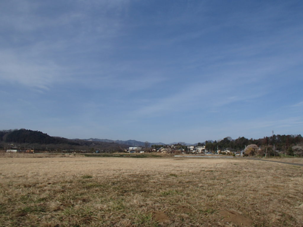 秋川から高倉町珈琲あきる野店に向かう途中の景色