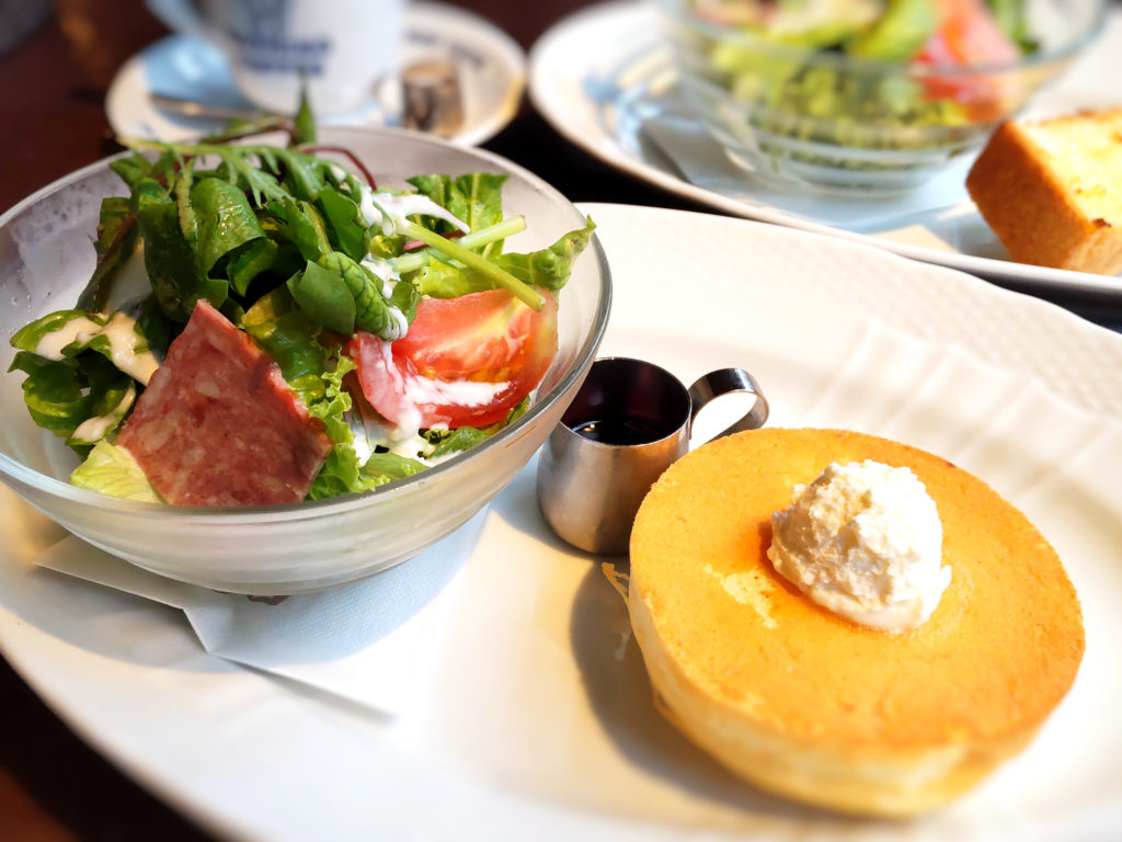 サラダ&パンケーキ